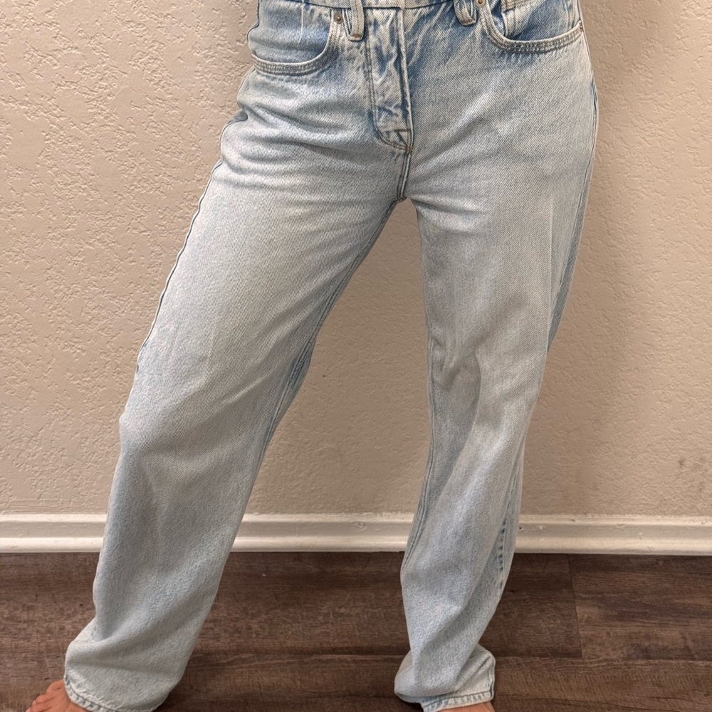 Good American Blue Relaxed Jeans Classic Fit